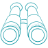 Binoculars-Teal Binoculars-Teal