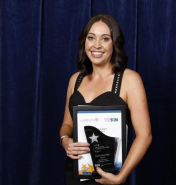 Claire Kavanagh Winner at 2018 WA Disability Supports Awards