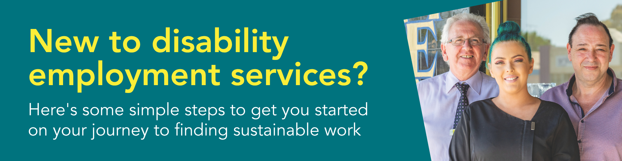 New to disability services banner