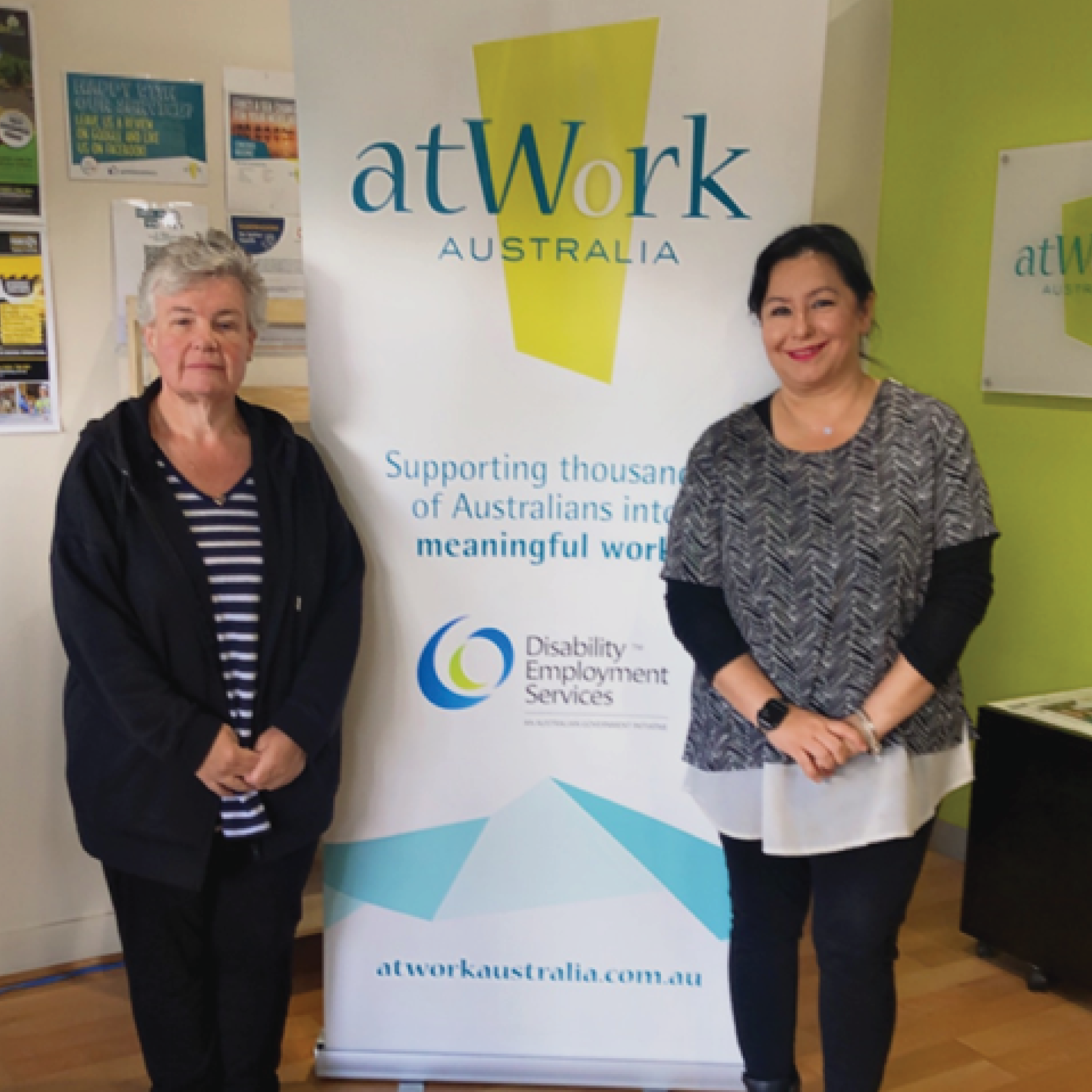 atWork Australia supported Sally, now she supports others