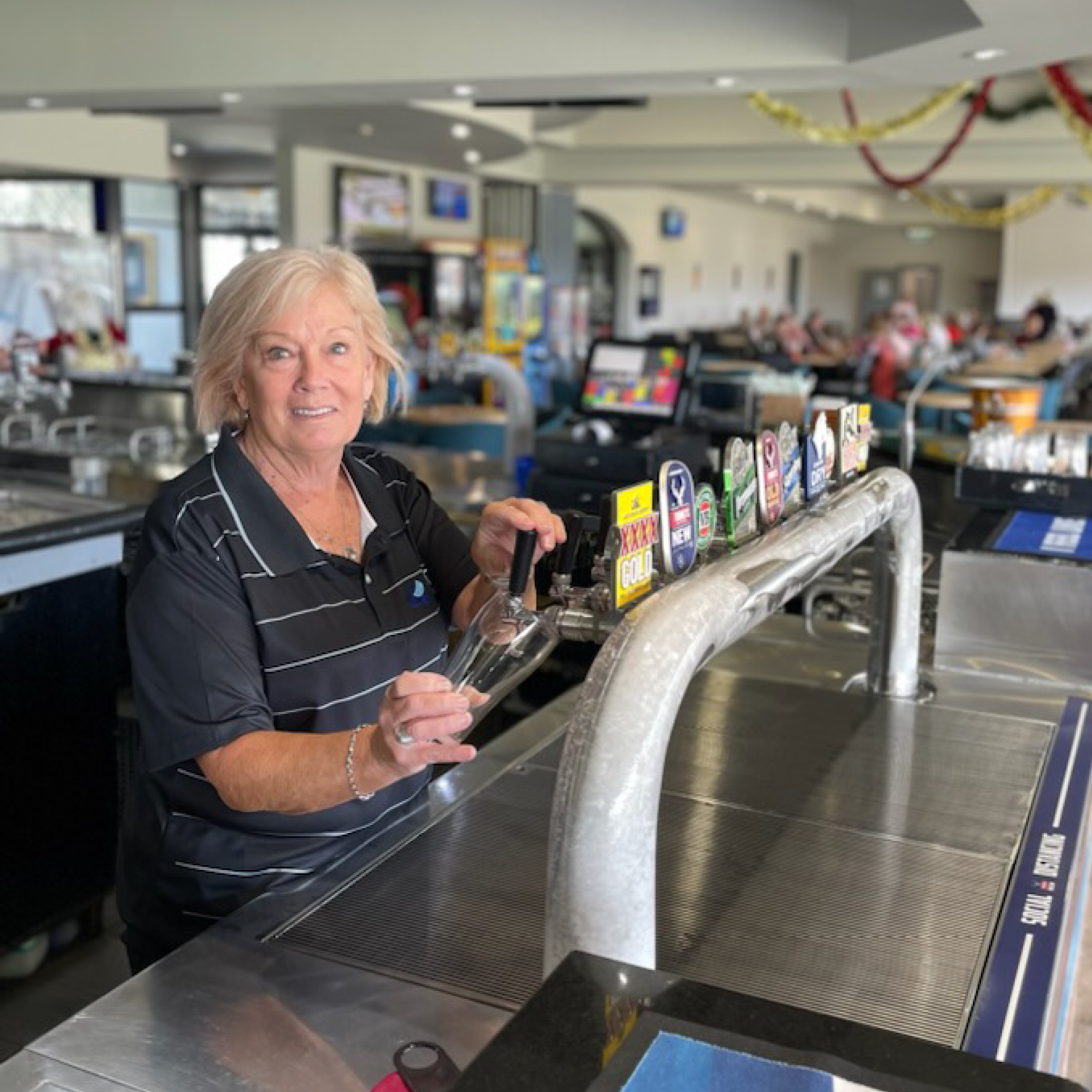 Beryl starts her bartending career at 66 years old