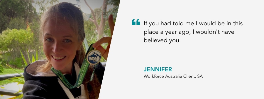 Jennifer said, "If you had told me I would be in this place a year ago, I wouldn't have believed you."