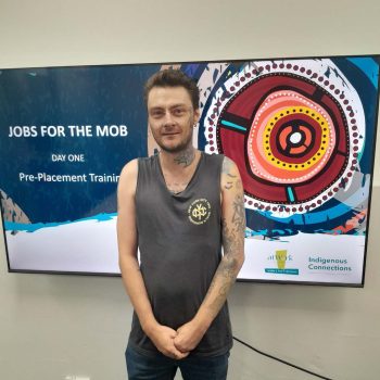 Jammie is working towards his goal as a marine photographer, after participating in Jobs for the Mob