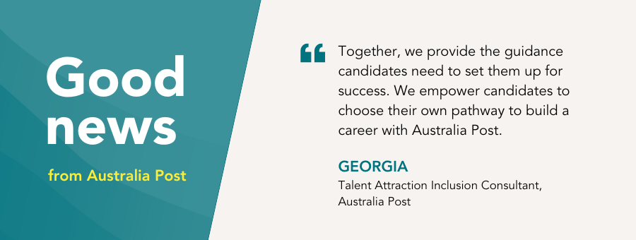 Australia Post embraces workplace adjustments so that people can bring their whole selves to work