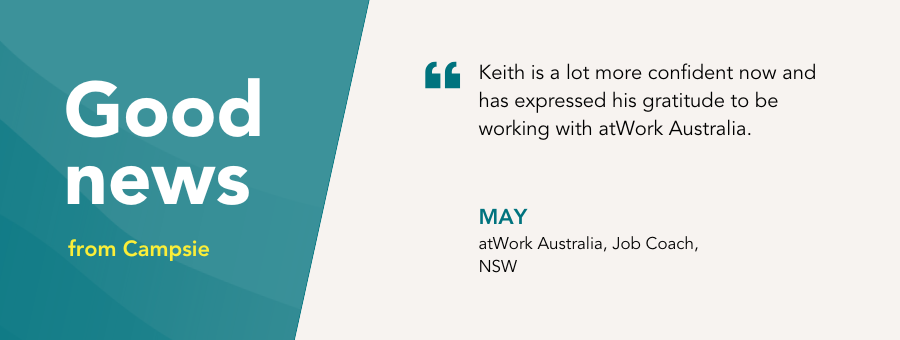 Support tailored to his culture helps Keith to progress to employment