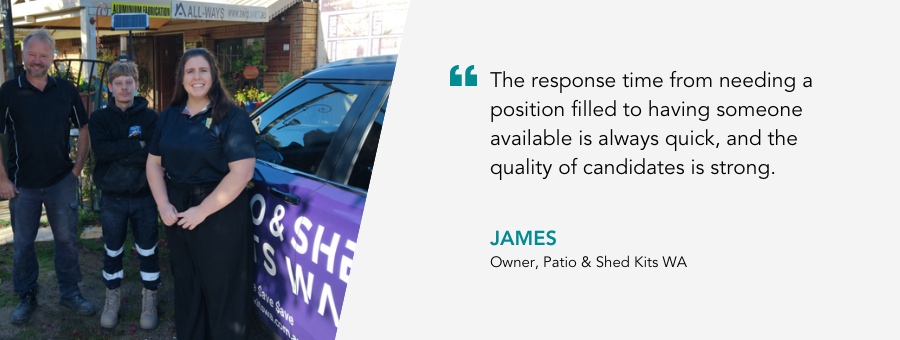 Take a look at how atWork Australia saves small business, Patio & Shed Kits WA, time and money