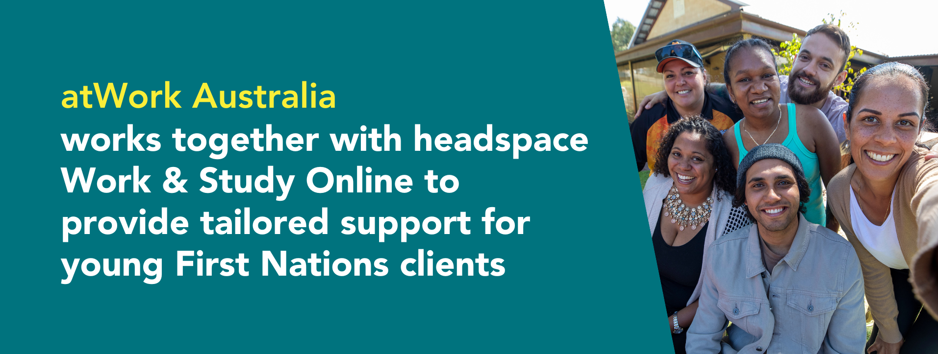 atWork Australia works together with headspace Work & Study Online to provide tailored support for young First Nations clients