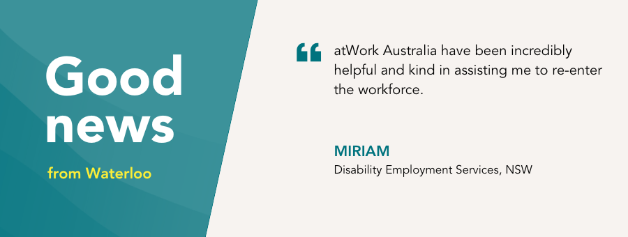 As Miriam’s passion and drive began to grow, she found a career she can thrive in