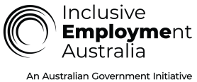 IEA-Brand-Logo_Black Inclusive Employment Australia mono logo
