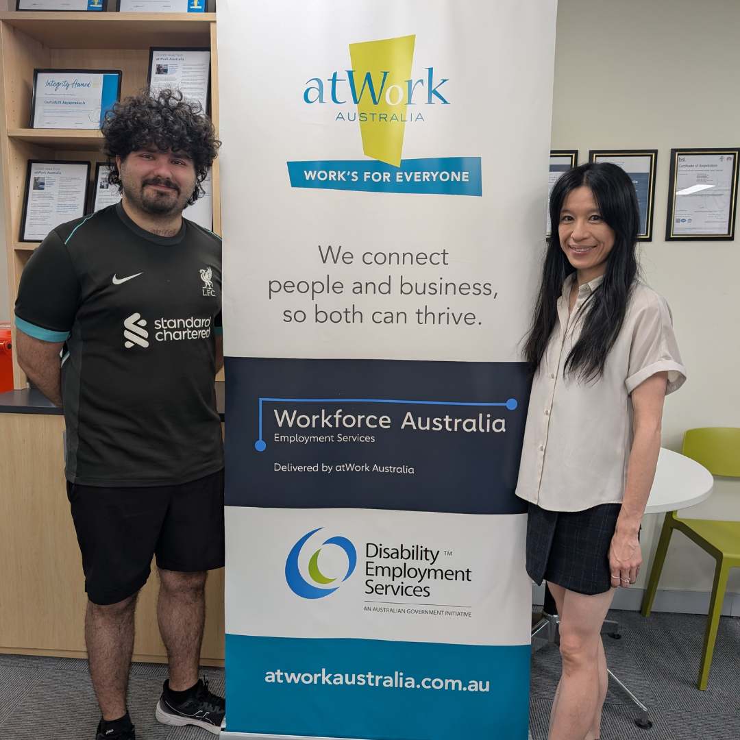 atWork Australia helps Arthur believe in himself again
