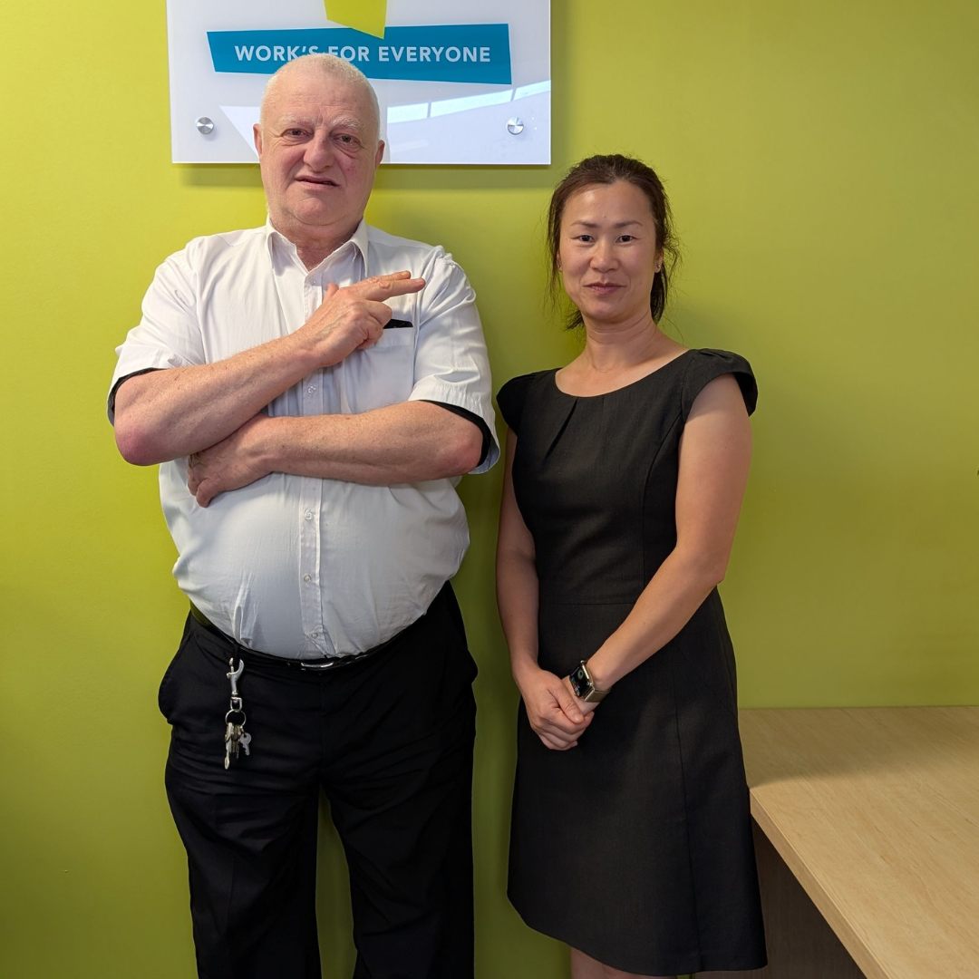 With a Job Coach by his side, Dionisis feels confident he will find work