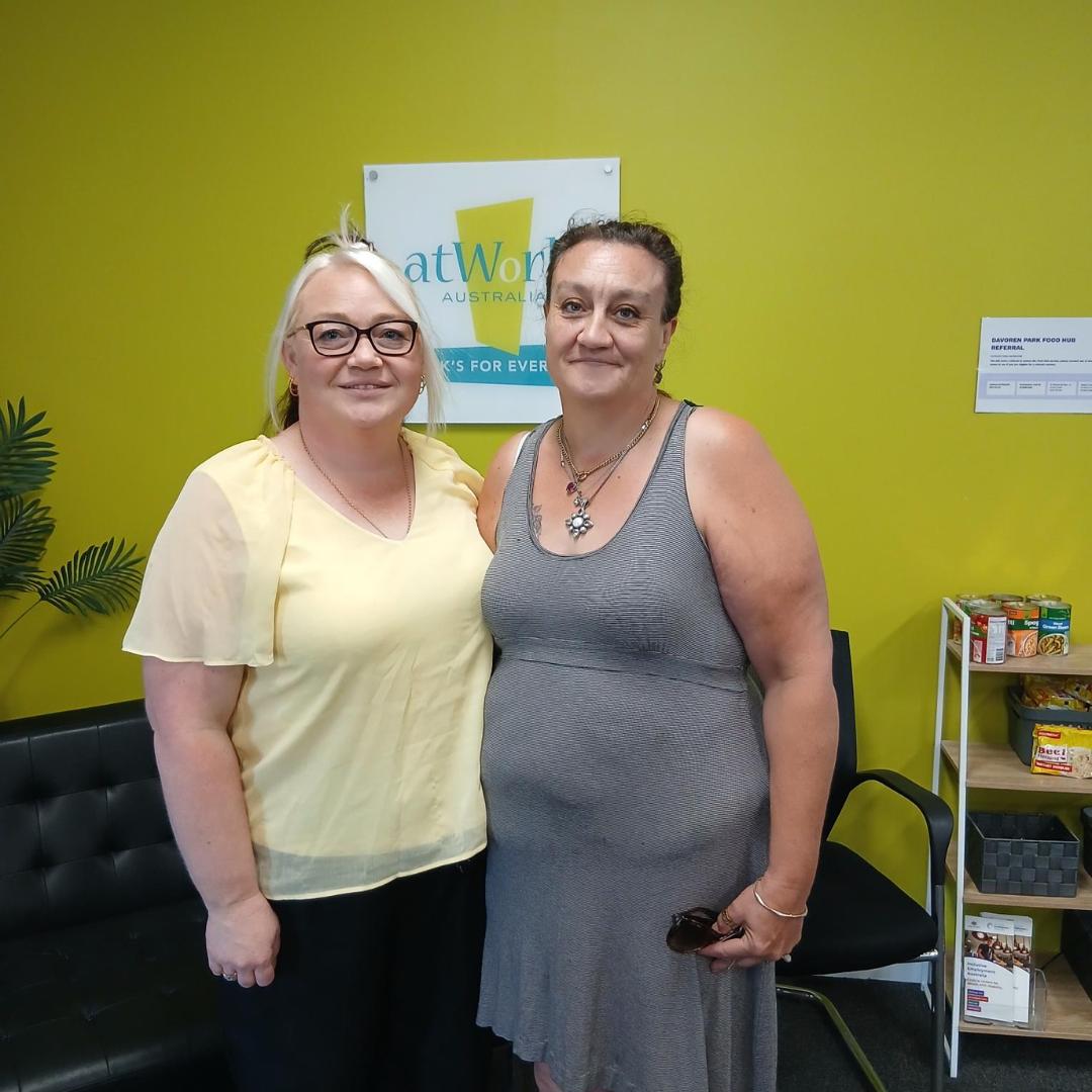 Bettina learns that finding a job is better with someone by your side