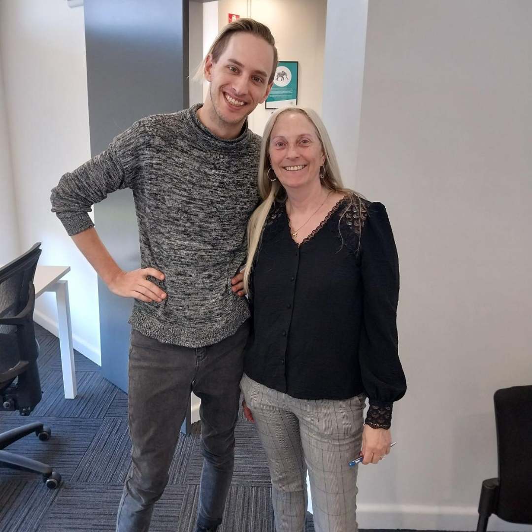 James lands his first job in his new hometown