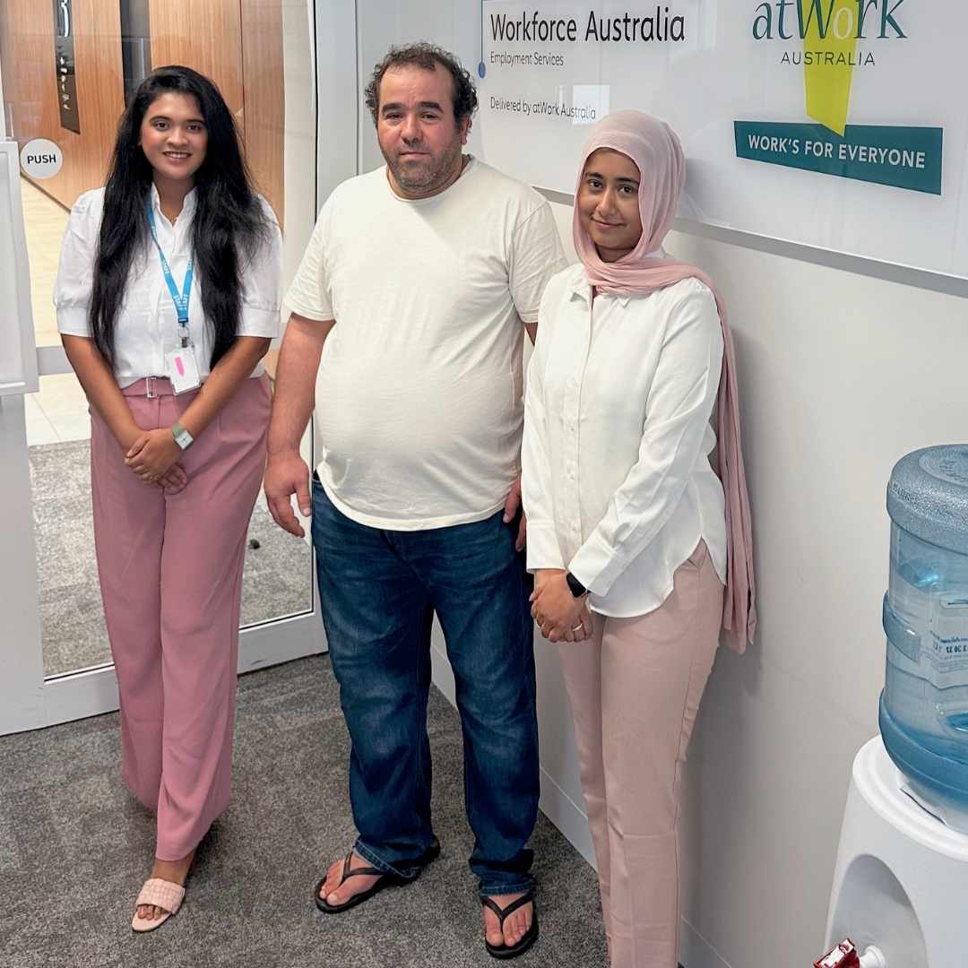 atWork Australia supports Humam through his language barriers into employment
