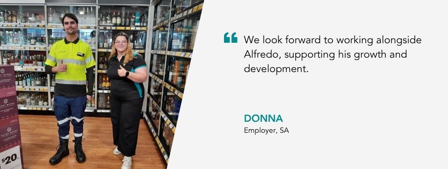 “We look forward to working alongside Alfredo, supporting his growth and development,” – Donna