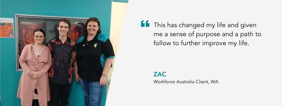 “This has changed my life and given me a sense of purpose and a path to follow to further improve my life.” – Zac